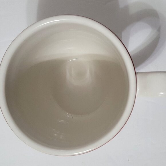 NEW RARE Pottery Barn Set of 4 Forest Gnome Christmas Mugs 22 OZ Stoneware - Picture 6 of 8